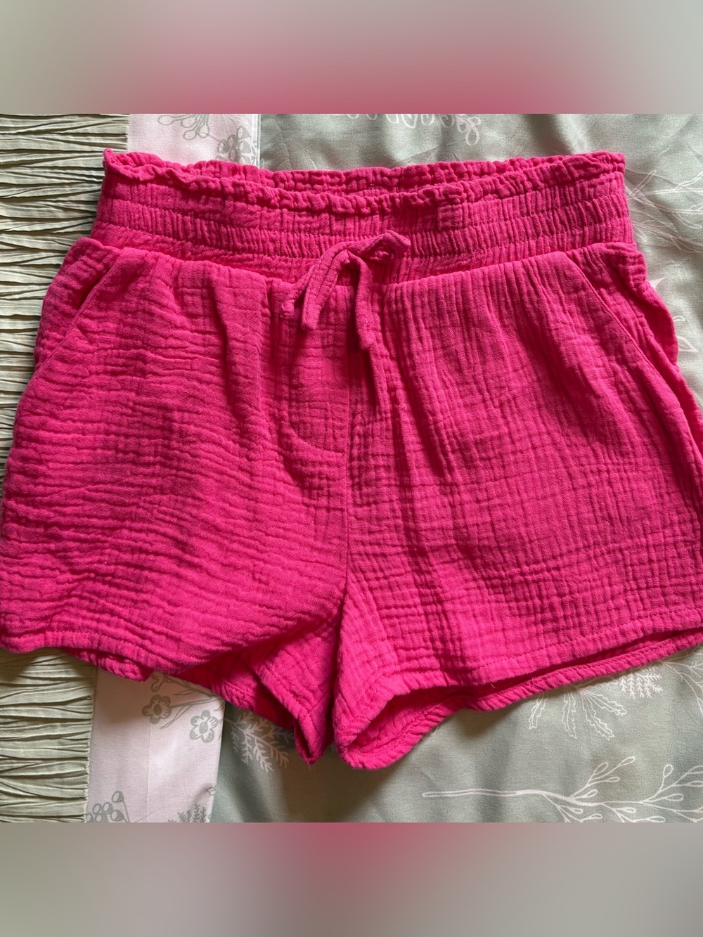 Kids Two-Piece Matching Set - Bright Pink - Picture 6 of 9